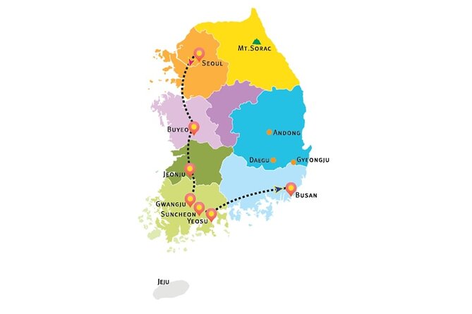 3-Day Korea Western course by K-shuttle Tour from Seoul to Busan - Key points to know before booking