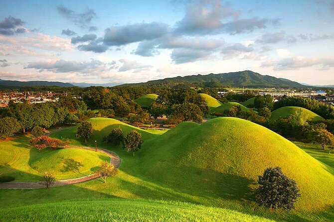 7 Highlights Gyeongju City One Day Small Group Tour from Busan - Daereungwon shows Gyeongju’s royal burial grounds