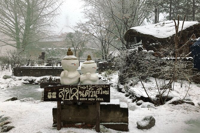 Alpaca, Nami, Eobi with Rail Bike or Strawberry - Eobi Ice Valley and its frozen waterfall