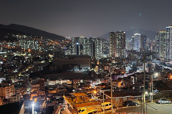 Best Busan night views : Mountain observatory streets - Geumsusa Temple and the quieter middle section