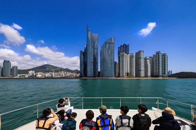 Busan Bliss: Panoramic Yacht & Urban Exploration with Sky Capsule - A yacht view of Busan’s modern waterfront