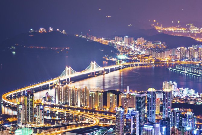 Busan by Night - Mt Hwangryeong gives you the wide-angle view
