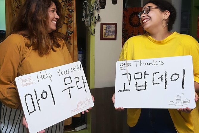 Busan Dialect Class with local snack - Why a small group changes the experience