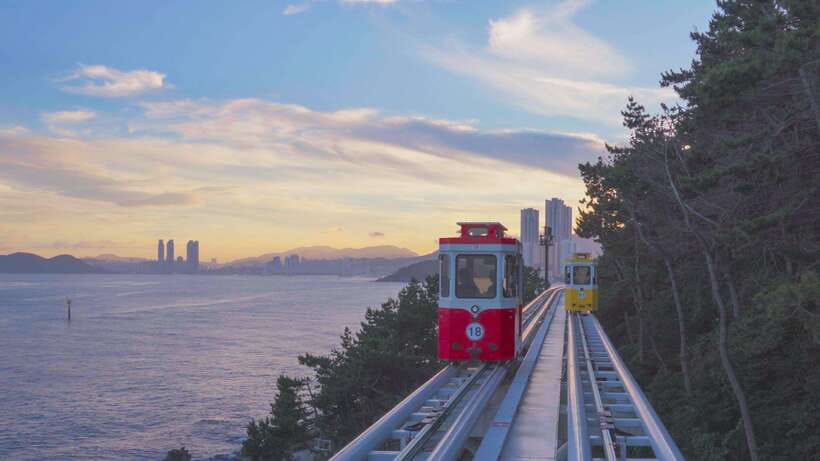 Busan: Gamcheon Village and Haeundae Blueline Park Tour - Why this route works in spread-out Busan