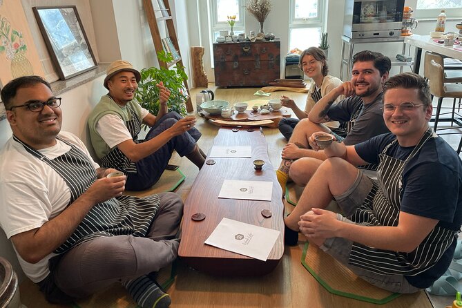Busan Local Food Cooking Class with Market Tour - Sitting down to eat what you made