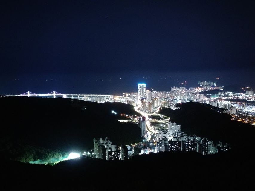 Busan: Night Viewpoints with Evening Cruise w/ Fireworks - Hwangnyeongsan Observatory and Busan’s wide night view