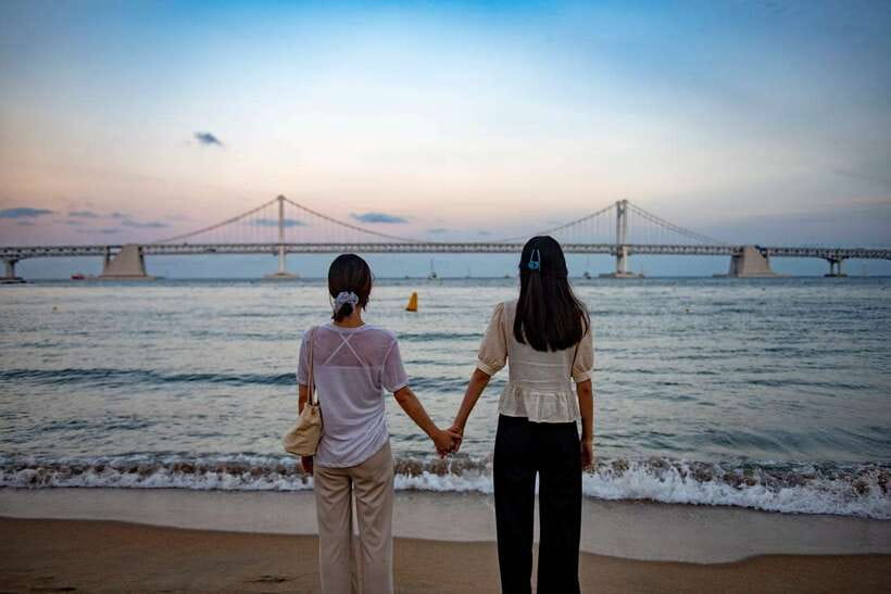 Busan's Best: Sea Temples, Yacht Tour & Sky Capsule Day Tour - The Haeundae Sky Capsule and the coast below
