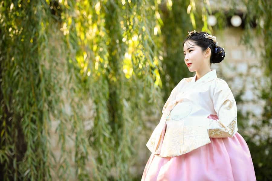 Changdeokgung Hanbok Experience at hanboknam - Choosing a hanbok at the Jongno shop