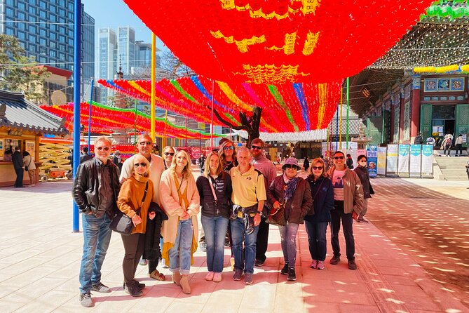 Customizable Seoul Private Tour Palaces Food and Markets - Jogyesa Temple in the middle of the city