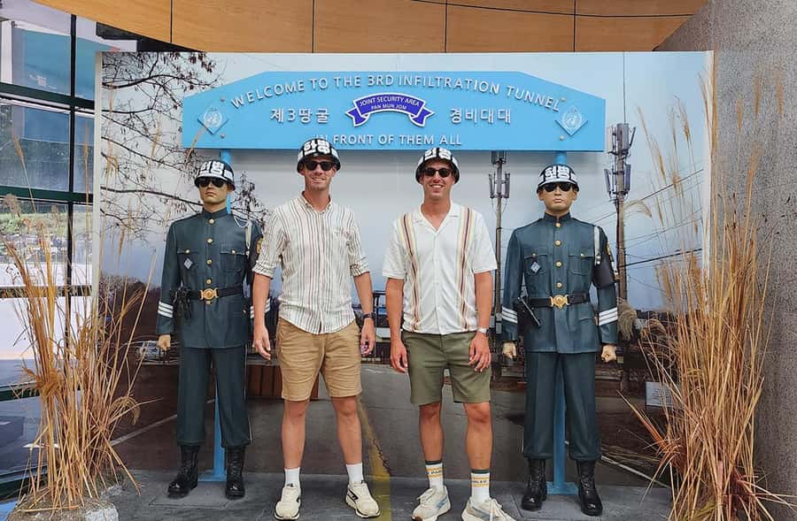 DMZTour from Seoul:3rd Tunnel,North Korea View&UNESCO Valley - Jaein Waterfall changes the mood