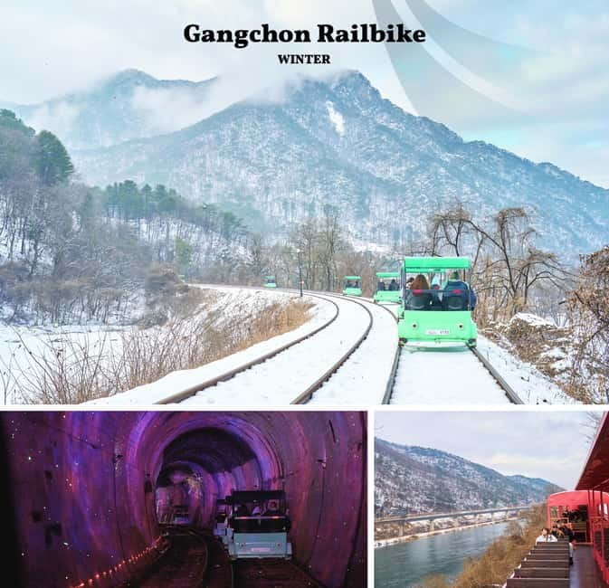 Eobi Ice Valley & Nami & Railbike & Petite & Morning Calm - The pickup points and return ride