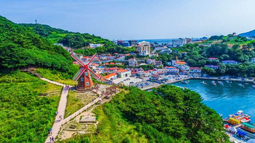 From Busan: Enchanting Oedo Island Day Tour with Windy Hill - Windy Hill gives you the classic coastal view