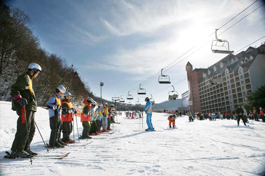From Seoul: Korea Ski Tour - Jisan Forest Resort - The ride to Jisan Forest Resort