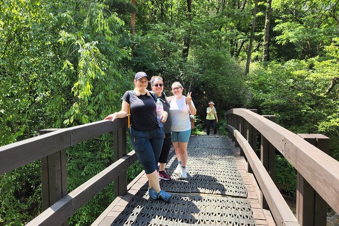 Hike and Explore the Wonder of Bukhansan National Park with hiking professional(including Lunch) - Lunch, fruit, and a Buddhist temple on the descent