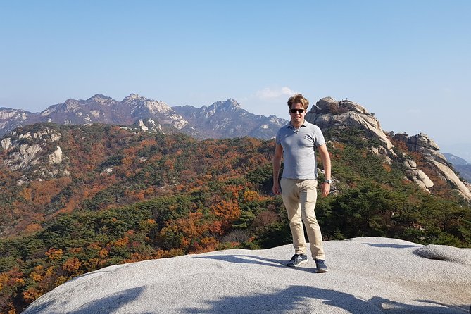 Hike and Explore the Wonder of Bukhansan National Park with hiking professional(including Lunch) - Entering the northern trail and reaching the first peak