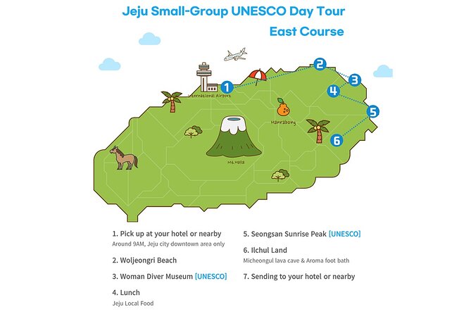 Jeju Premium Small Group UNESCO Day Tour - East Course - Woljeongri Beach gives you a quick coastal start