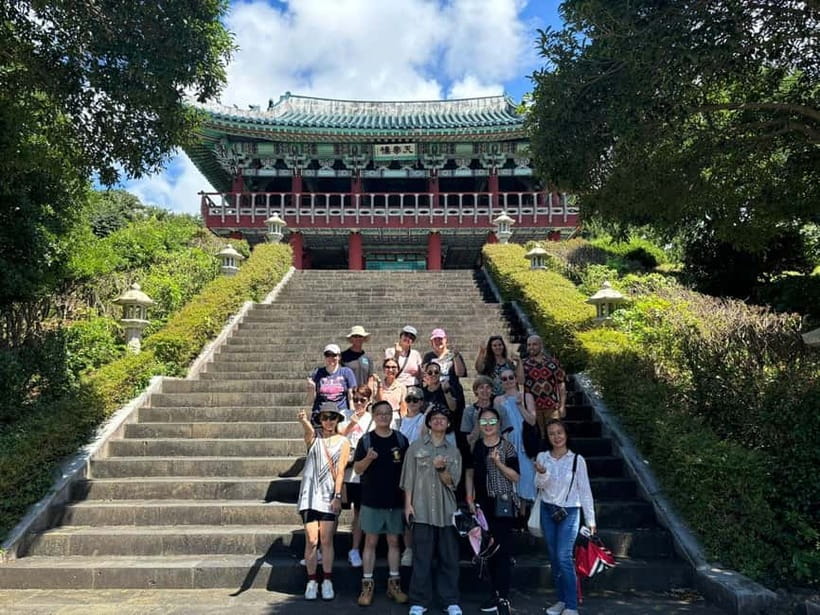 Jeju: UNESCO Day Tour for Cruise Guests - Cheonjeyeon Falls offers three stages of water