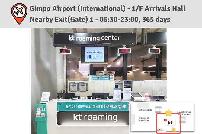Korea SIM Card with SKT Unlimited Local Data & Voice Calls - Seoul office pickup and its weekday limits
