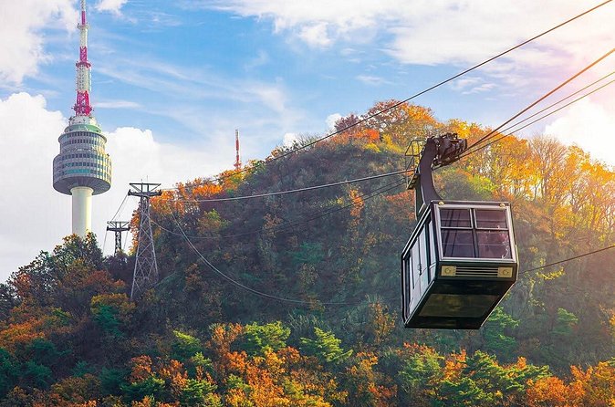 N Seoul Tower + Namsan Cable Car Ticket (Collect in Myeongdong) - Reaching the N Seoul Tower Observatory