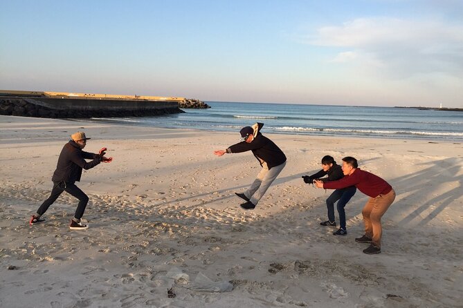 Package tour of All areas of Jeju Island-(East &South &West) - Hamdeok Beach Starts the Day With Emerald Water