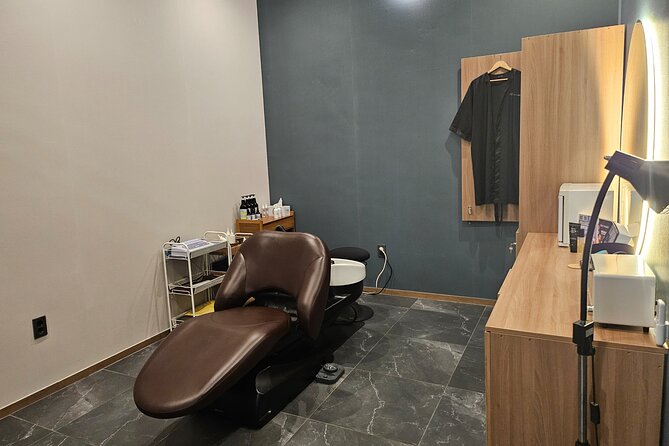 Premium Head Spa Scalp and Body Treatments Haesol Beauty Busan - The scalp analysis and 12-step option