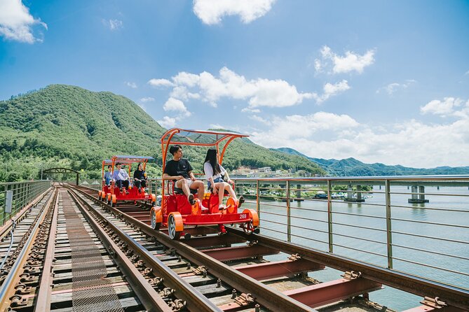 Samaksan Cable Car and Nami Island Day Escape with Railbike - Riding above Chuncheon at Samaksan