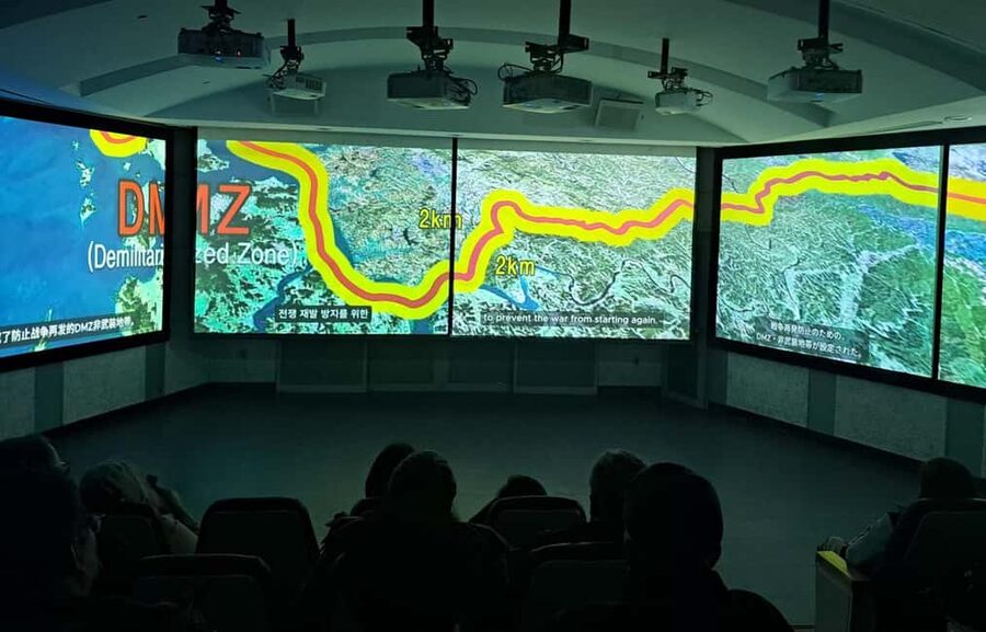 Seoul: DMZ Guided Tour with Suspension Bridge and Gondola - Imjingak explains the human cost of division