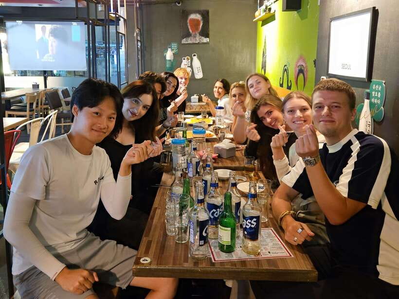 Seoul: Korean Drinking Games Night (non-drinkers welcome) - Inside the local bar