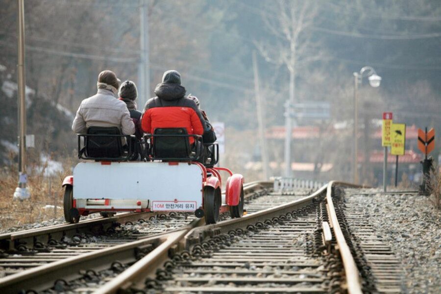 Seoul: Nami, Petite France, Italian Village, Railbike Option - Italian Village and the Pinocchio and Da Vinci exhibits