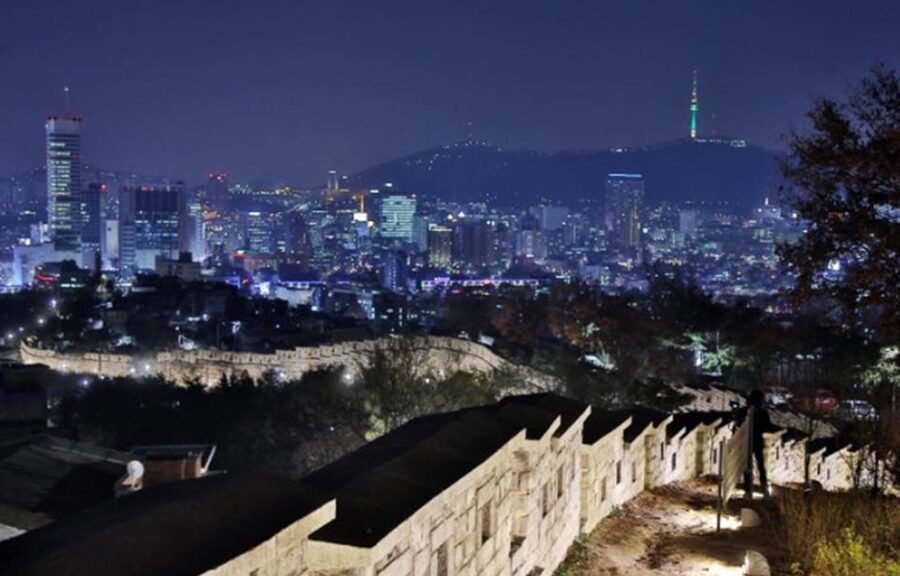 Seoul: Nighttime Tour of Palace, Market, Naksan Park & More - Naksan Park and the Seoul City Wall at Night