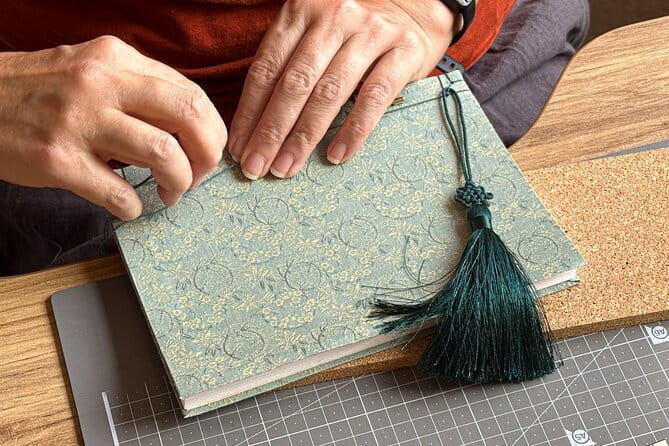 Traditional Korean Bookbinding Experience in Seoul, Hongdae - Selecting thread and a Norigae ornament