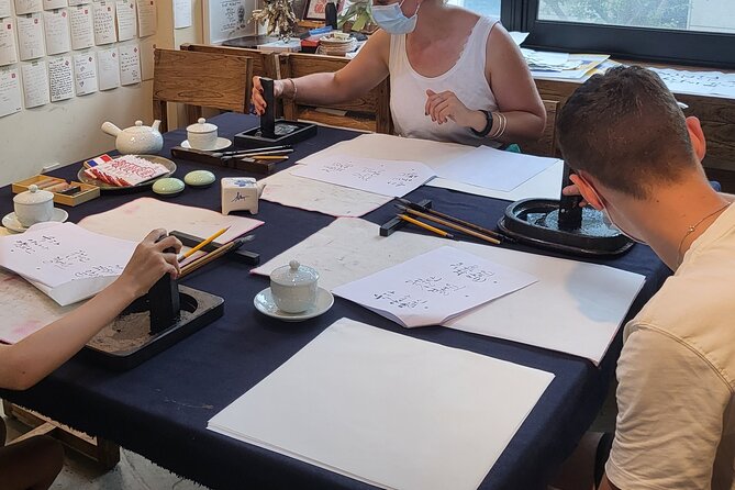 Write a Meaningful Korean Calligraphy Scroll in Insadong - What $42.29 buys you